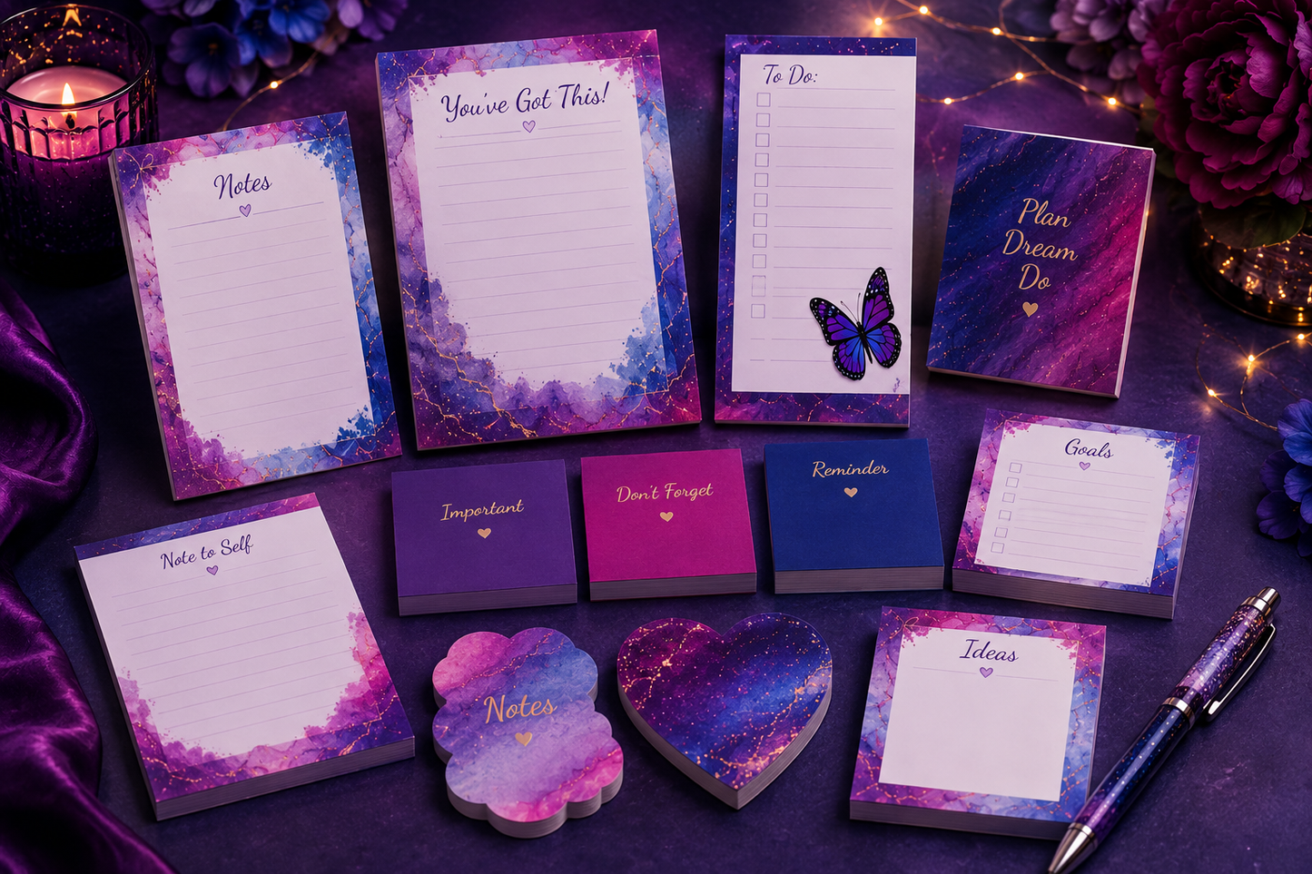 Note pads and sticky notes