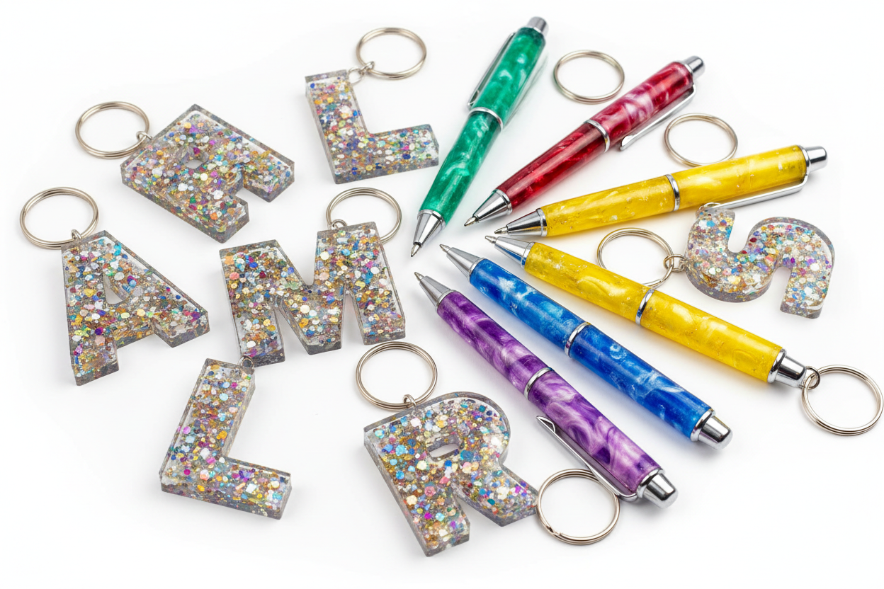 Resin ( pens and Keychain)